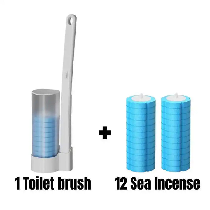 Disposable Toilet Brush Cleaner with Long Handle