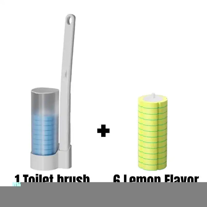 Disposable Toilet Brush Cleaner with Long Handle