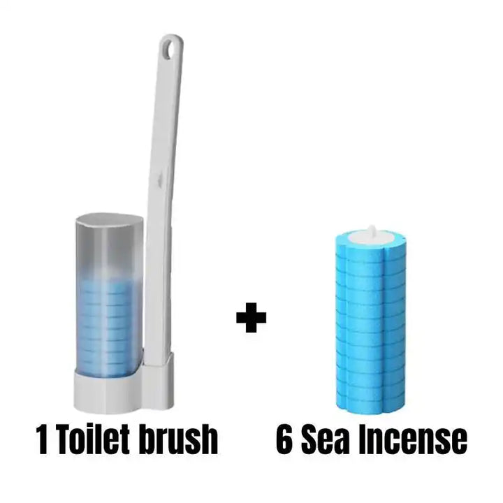 Disposable Toilet Brush Cleaner with Long Handle