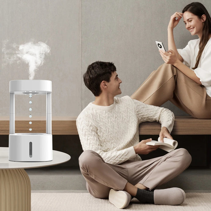 Anti-gravity Water Drop Humidifier with Atmosphere Light