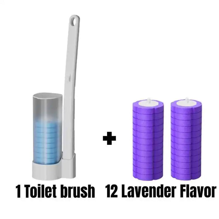 Disposable Toilet Brush Cleaner with Long Handle