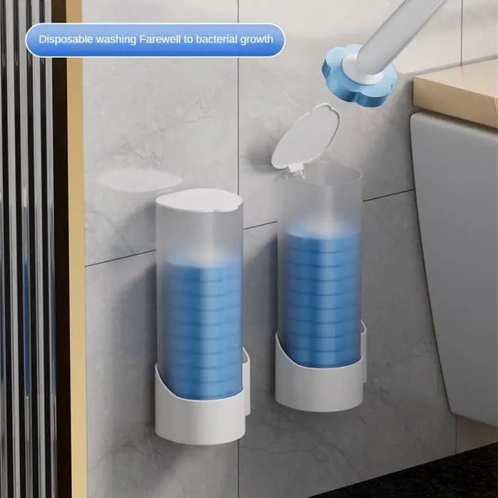 Disposable Toilet Brush Cleaner with Long Handle