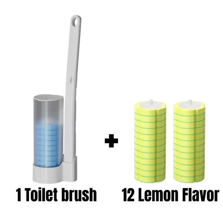 Disposable Toilet Brush Cleaner with Long Handle