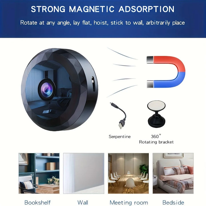 Wireless Mini WiFi Security Camera with Night Vision